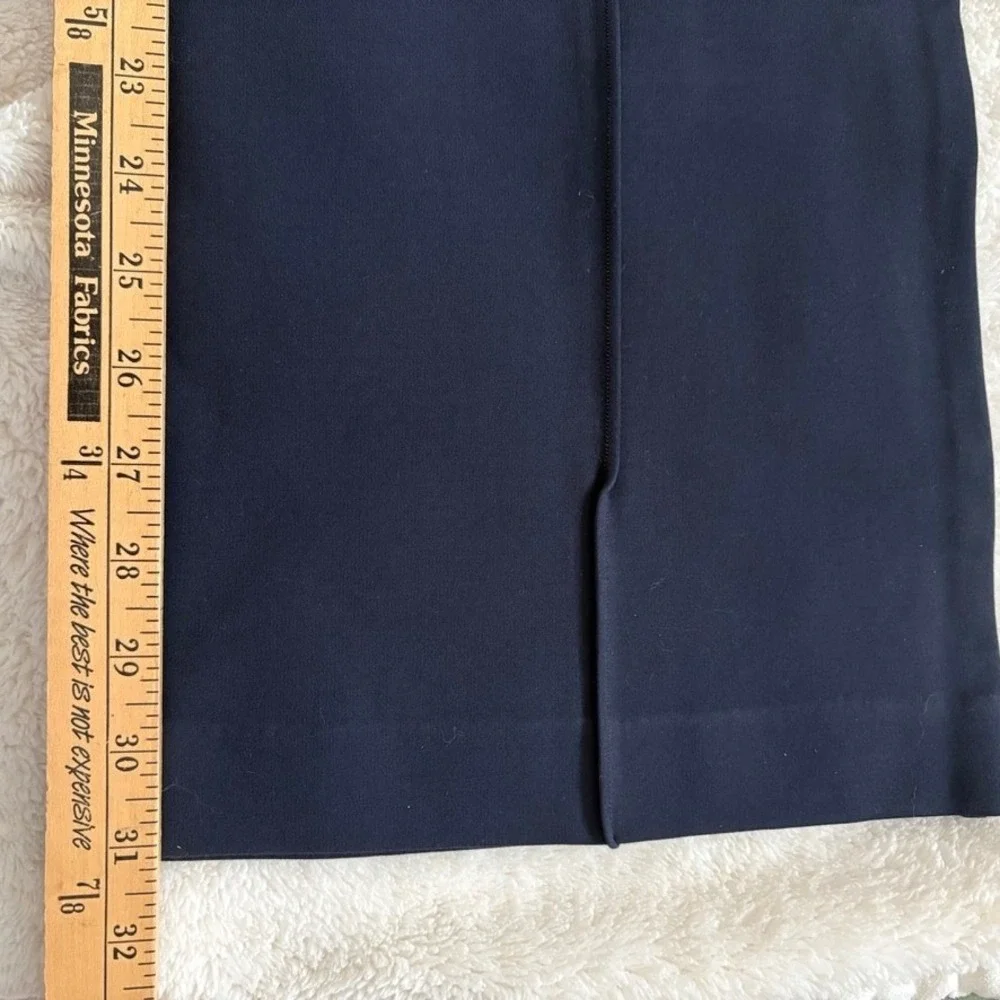 NWT SPANX PerfectFit Ponte Flare Pant Women's M Classic Navy Slimming Workwear - Picture 10 of 11